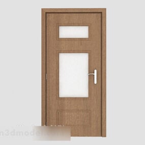 Modelo 3d de puerta de casa moderna