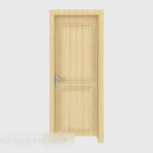 Jednoduché dveře z masivního dřeva V3