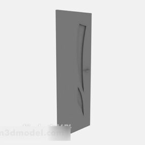 Porte en bois massif V1 modèle 3D