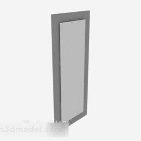 Modelo 3d de design de porta de madeira V3