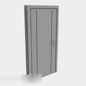 Solid Wood Door V4 3d-modell
