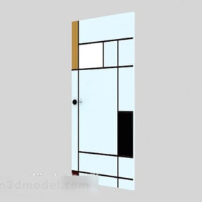 Porta de vidro V1 modelo 3d