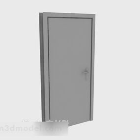 باب خشبي V19 نموذج ثلاثي الأبعاد