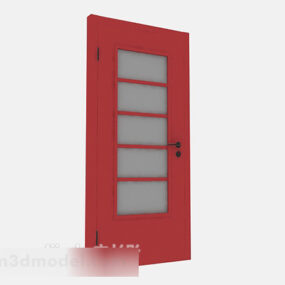 Μοντέρνα ξύλινη πόρτα V1 3d μοντέλο