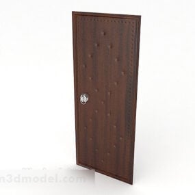 Gepersonaliseerde massief houten deur V1 3D-model
