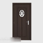 Simple High-grade Solid Wood Door V1