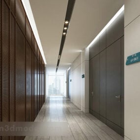 Korridor-Gang-Innenraum V2 3D-Modell