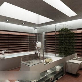 Casa Diseño Baño Interior Modelo 3d