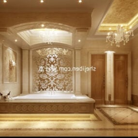 Luksusowy projekt łazienki Model 3D