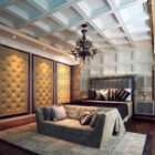 Reka Bentuk Klasik Bedroom Interior