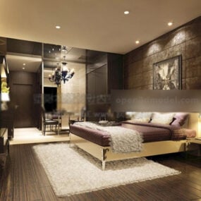 Master Bedroom Interior V1 3d model