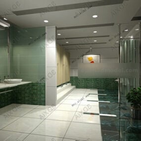 Διακόσμηση οροφής μπάνιου Εσωτερικό τρισδιάστατο μοντέλο