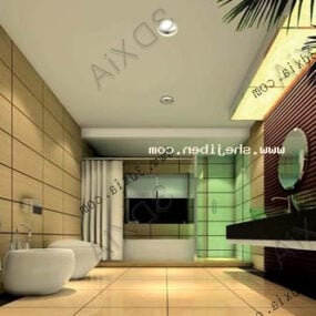 Simply Toilet Interior 3d model
