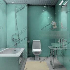 Model 3d Toilet Gampang Kanggo Interior Omah