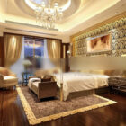 Luxury Classic Villa Bedroom Interior