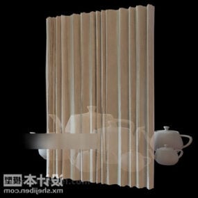Furniture Curtain For Home 3d model