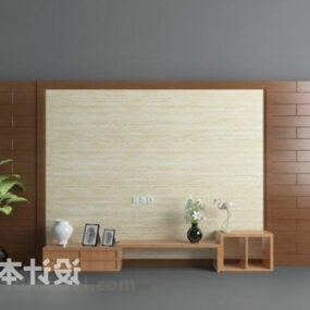 家具电视背景墙3d模型