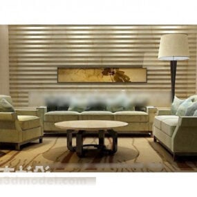 Home Sofa Combination Interior 3d model