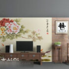 Furniture Tv Latar Belakang Wall Interior
