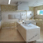White Tone Kitchen Interior