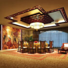 Chinese Private Room Ceiling Interior V1