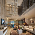 Luxus Villa Design Wohnzimmer Interieur