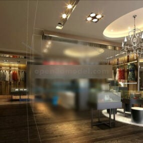 Clothing Store Interior V1 3d model