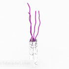 Glass Vase Color Branches