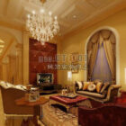 Classical Living Room Interior