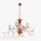 Red Color Home Chandelier