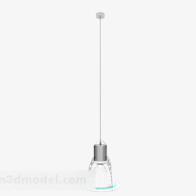 Model 3d Lampu Gantung Perak Putih