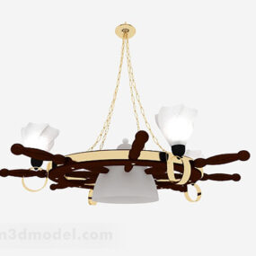 Home Personality Chandeliers 3d model