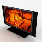 Black tv 3d model