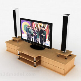 Mobili da tavolo TV modello 3d