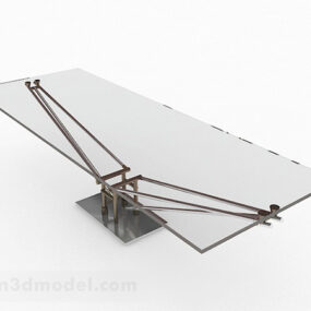 Rectangle Glass Coffee Table 3d model