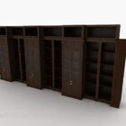 Brown Wooden Bookcase V2