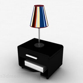Silver Table Lamp 3d model