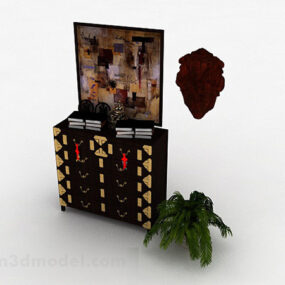 Chinese Design Home Cabinet V2 3d-modell