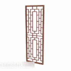 Chinese Design Wooden Partition V1