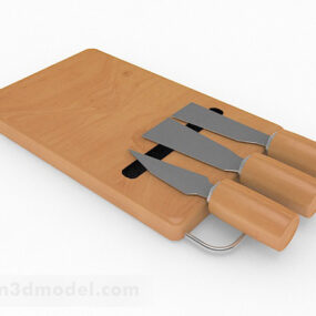 Kombinace kuchyňských nožů V1 3D model