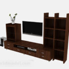 Mueble de TV marrón V1