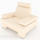 Vit minimalistisk soffa V2
