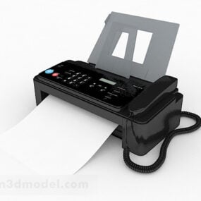 Office Fax Machine V1 3d-modell