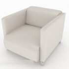 White Single Sofa Furniture