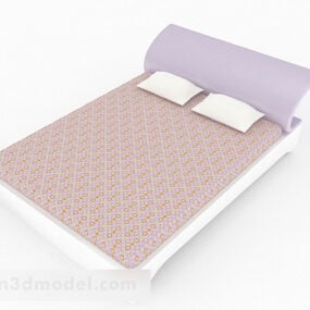 Nội thất đơn giản Nhà giường đôi Mô hình 3d