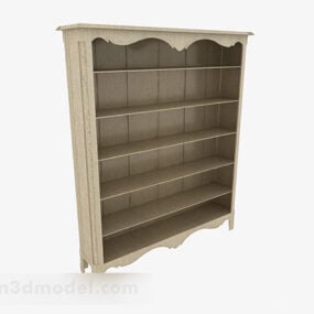 Wooden Home Display Cabinet Design 3d model