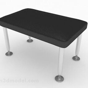 블랙 미니멀리스트 의자 디자인 3d 모델