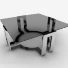 Diseño simple de mesa de café de vidrio