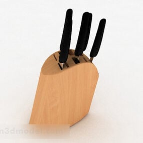 रसोई चाकू सेट डिज़ाइन 3डी मॉडल