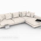 Muebles de sofá marrón claro de asientos múltiples